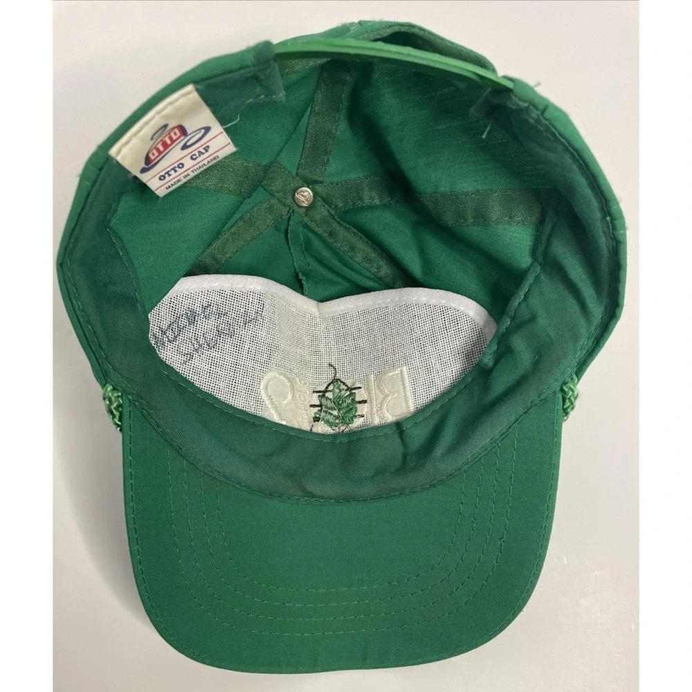 BIO Sphere 2 * Kelly Green Otto Cap Adjustable Trucker Cap Corded Thailand YOUTH